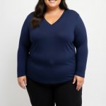 Long Sleeve Navy Tee - 60 Navy