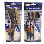 Wire Brush Set 5 Piece - Braai Brush