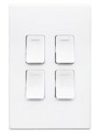MicroWorld Wall Four Lever Switch