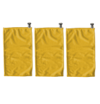 Golf Towels - 500MM X 300MM - Microfiber - 3'S - Yellow