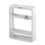 3 Layer Plastic Wall Mount Bathroom Shelf