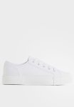Canvas Trainers - White