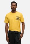 Lo-fi Biker Graphic Loose Tee - Pigment Yellow