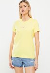 Levi's Perfect Tee Za Pismo Boxy Sans Logo - Powdered Yellow