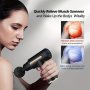 Massage Gun For Deep Tissue Percussion Muscle Massager Family Grade Leg Target Metal Material USB Powered Rechargeable Lithium Battery 1200MAH 6 Speed Vibration Portable