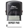 Shiny S-842 Stock Stamp 38X14MM Deposit Paid