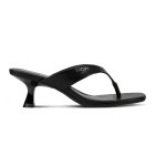 Mackey Heeled Thong Sandal -black