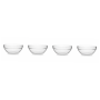 4 Pack - Glass Dessert Serving Bowl - Transparent