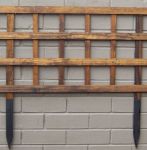 Garden Fence Lattice Sq Double 100MM 770 X 1500 SD01