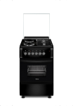 Ferre 50×60 2 Burner Freestanding Gas Cooker Black F5S22E3.FD.B