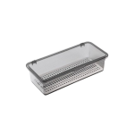 Makeup Brush And Beauty Blender Organizer - Grey