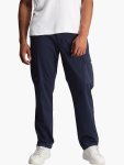 Jeep Mens Bolt Fixed Twill Cargo Pants In Vintage Blue - Vintage Blue 38