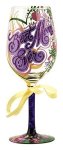 Designs By Lolita Best Mom Ever Hand-painted Artisan Wine Glass 15 Oz.