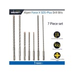 Alpen Force X Sds Plus Mix Box 7 Pcs. 6.0 8.0 10.0 Mm X 160 And 6.0 8.0 ALP815000071