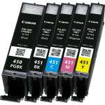 Canon INK-CLI-451 C m y bk MULTIPACK-IP7240 MG5440 MG5540 MG5640 ...