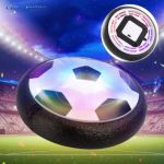 Float LED Air Power Soccer Football Disk Hover Glide Disc Fun Children Game Toys