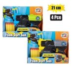 Gun Foam Dart Shoot 18CM Asstd 6PC