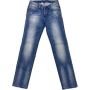 - EC820 Mens Stone Wash Straight Leg Denim Jeans