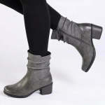 Willow Ankle Boot - Grey - 8