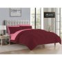 - Reversible Comforter Set - 90 GSM Micro Fibre - Pomegranate - Pink Frosting - Double