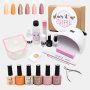 High Quality Uv/led Glam Gel Nail Polish Starter & Soak Off Kit - Miami