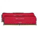 Ballistix 32GBKIT 2X16GB DDR4 3600MHZ Desktop Gaming Memory Red