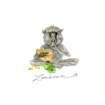 Zenboon Munchies Art Print - A4