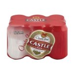 Castle Lager Beer Can 330ML X 6