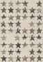 Trendy Flow Black And Dark Grey Stars On A Light Brown Background Rug 200 X 290