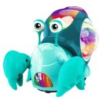 Musical Crawling Hermit Crab Baby Toy - Blue