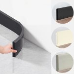 Self-adhesive Nbr Soft Wall Skirting Line - 2M X 8CM Multi-functional Decorative Border Anti-collision 3D Sticker For Home Impro
