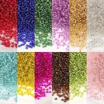 500PCS 3MM Glass Colorful Transparent Beads For Diy Bracelet Necklace Jewelry Making Accessories