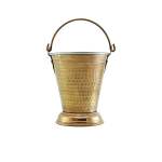 Traditional Copper Steel Large Serving Bucket Copper