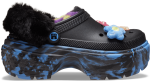 Happy Socks X Crocs Stomp Lined Clog Bundle - Black teal M7W9