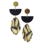 Marble Dangle Earrings - Factory Plaza