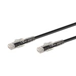 Linkqnet 0.3M RJ45 CAT6 Anti-snag Moulded Pvc Network Flylead – Black