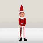 Festive Christmas Elf Decoration Naughty Elvie 30CM