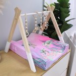 Changing Mat Cover Bright Pink And Purple Turtle Under The Sea Set