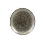 Churchill - Raku Quartz Black Coupe Plate 28.8CM Set Of 12