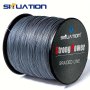 300m/500m 4-strand Pe Braided Fishing Line 328yds/547yds Strong Pull Wear Resistant Fishing Line Fishing Gear