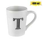 Mug Daily Tall Letter T 400ML Marketplace Brits Bros