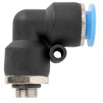 Aircraft - Elbow W o-ring 10MM-1 8 M Pu Hose Fitting - 3 Pack
