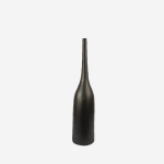 Tall Bottle Neck Vase - Black - Small