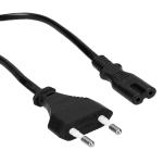 CL0418 Electrical – Ac Fig 8 Power Lead 2PIN 5 Amp 220VOLTS Length 1 Meter