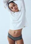 3 Pack Hipster Briefs - Grey-green & Light Turquoise