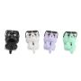 4 Pieces Plastic Cute Cat Sunglasses Key Holder Wall Hook