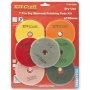 Set Of 7 Diamond Polishing Pads 100MM Dry Use