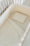 Coconut Muslin Cot Duvet Cover - Incl Pillow Inner