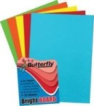 Mixed A4 Bright Board - Pack Of 10