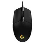 Logitech Mouse Wired G102 Lightsync Blac